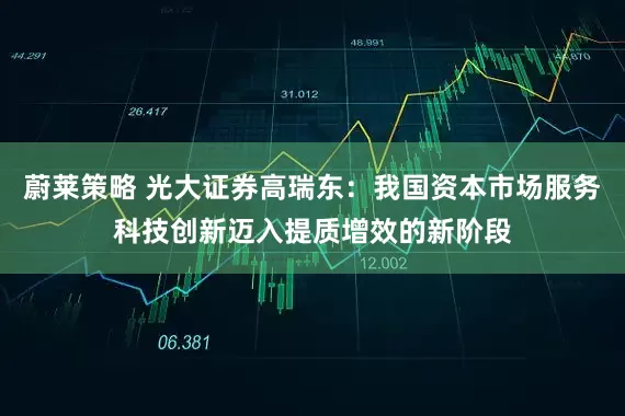 蔚莱策略 光大证券高瑞东：我国资本市场服务科技创新迈入提质增效的新阶段
