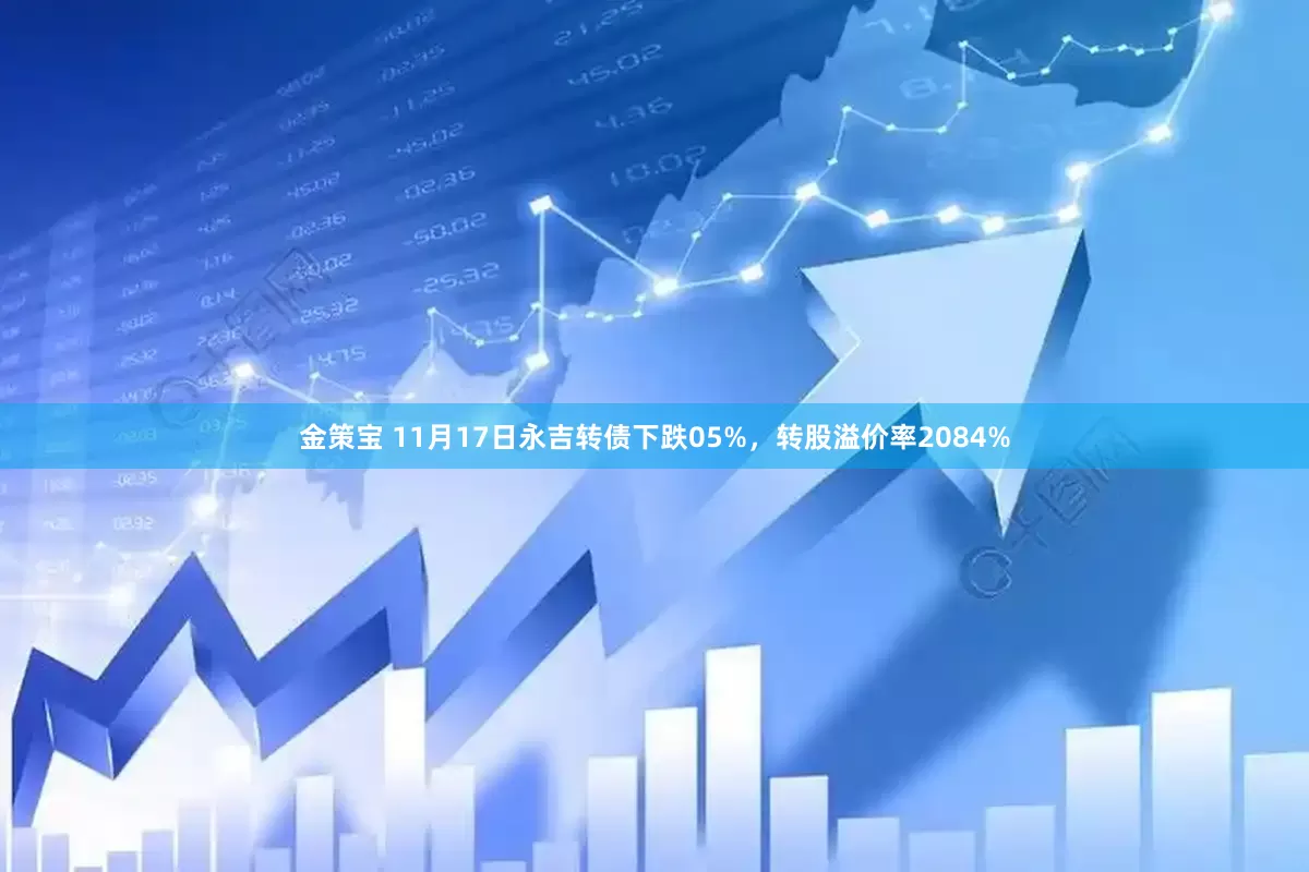 金策宝 11月17日永吉转债下跌05%，转股溢价率2084%